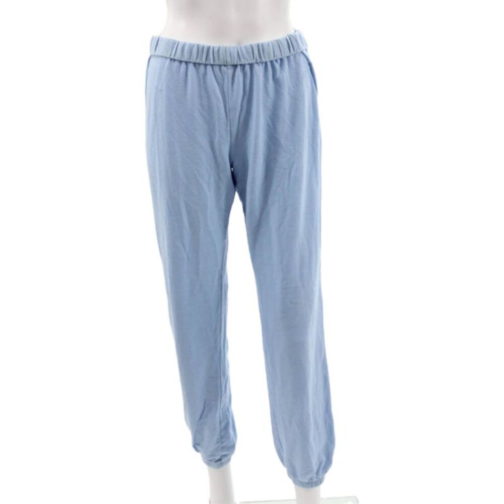 Jac Parker Unisex Joggers Light Blue Solid 90s Size S